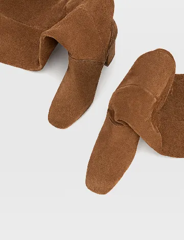 Cizme Stradivarius, maro Maro
