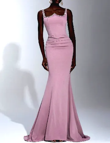 Rochie lunga SHEIN, roz pudra Roz