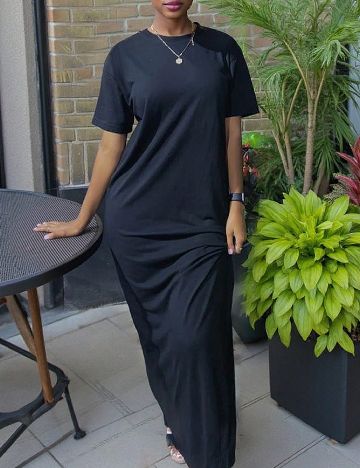 Rochie lunga SHEIN, negru