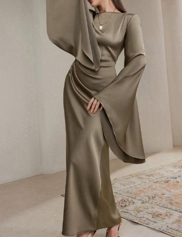Rochie lunga SHEIN, maro