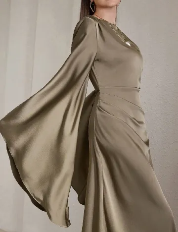 Rochie lunga SHEIN, maro Maro