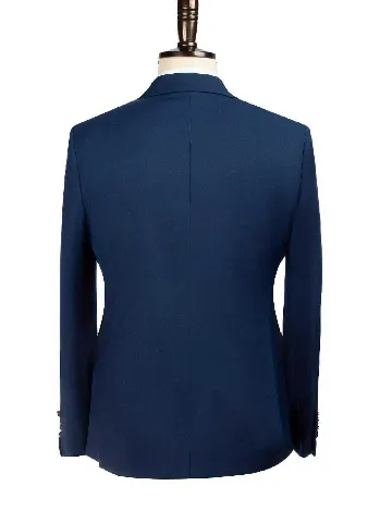 Costum SHEIN, bleumarin inchis Albastru