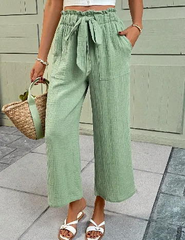 Pantaloni SHEIN, verde Verde
