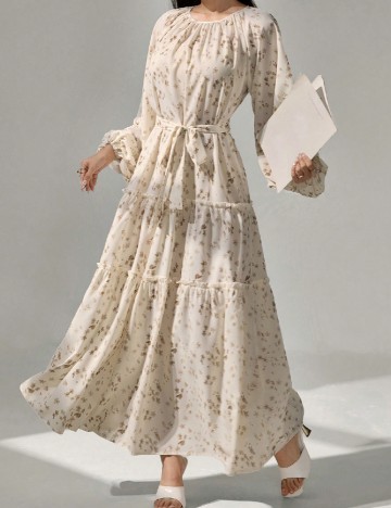 Rochie lunga SHEIN, ecru