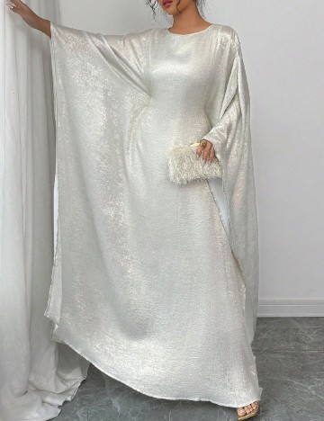 Rochie lunga SHEIN, ecru