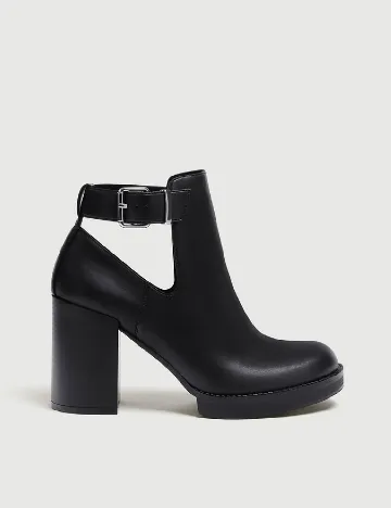 Botine Pull&Bear, negru Negru