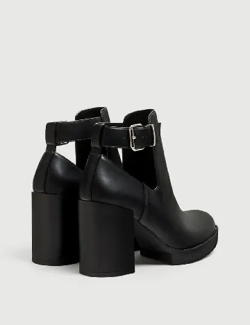 Botine Pull&Bear, negru Negru