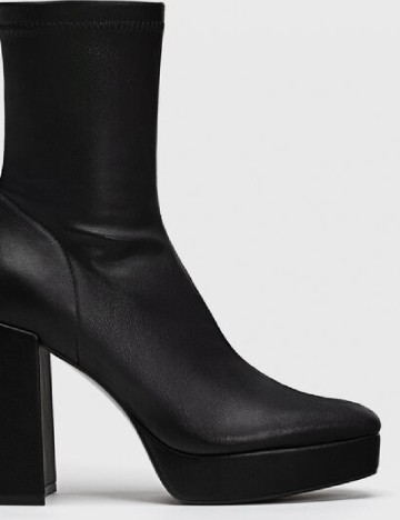 Botine Stradivarius, negru