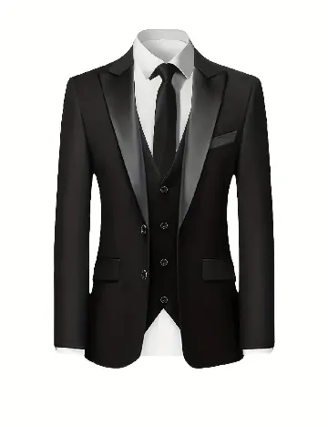 Costum SHEIN, negru Negru