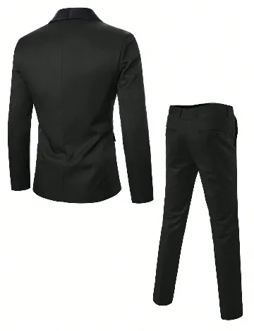 Costum SHEIN, negru Negru