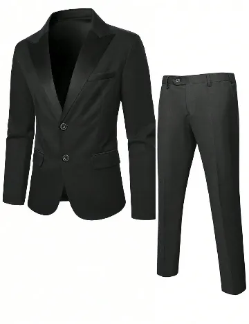 Costum SHEIN, negru Negru