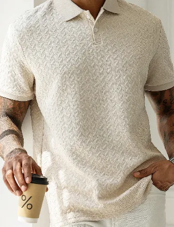 Tricou SHEIN, ecru Alb
