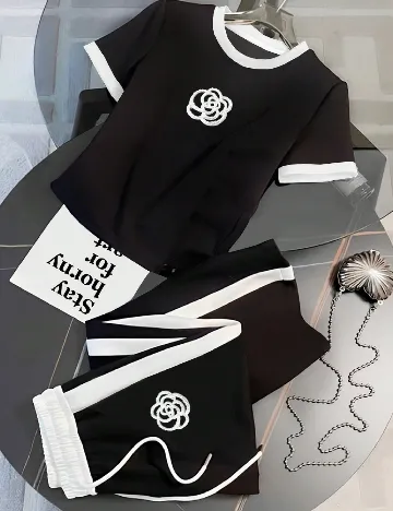 Compleu SHEIN, negru Negru