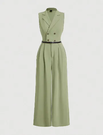 Salopeta SHEIN CURVE, verde Verde