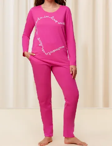 Pijama Triumph, roz Roz