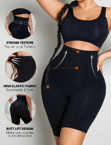 Colanti modelatori SHEIN, negru Negru