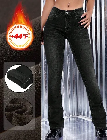 Blugi SHEIN, negru Negru