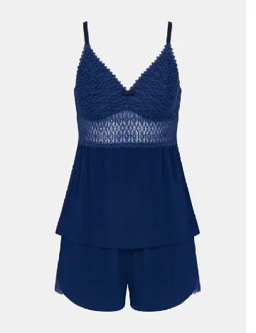 Pijama Triumph, bleumarin Albastru