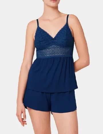 Pijama Triumph, bleumarin Albastru