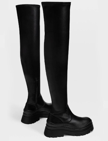 Cizme Stradivarius, negru