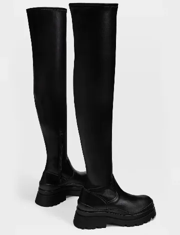 Cizme Stradivarius, negru Negru