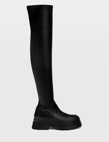 Cizme Stradivarius, negru