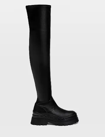 Cizme Stradivarius, negru Negru
