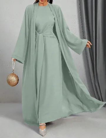 Compleu SHEIN, verde deschis Verde