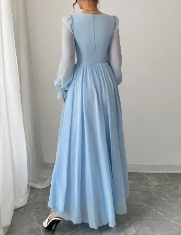Rochie lunga SHEIN, albastru deschis Albastru