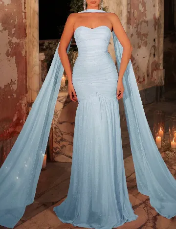Rochie lunga SHEIN, turcoaz Albastru
