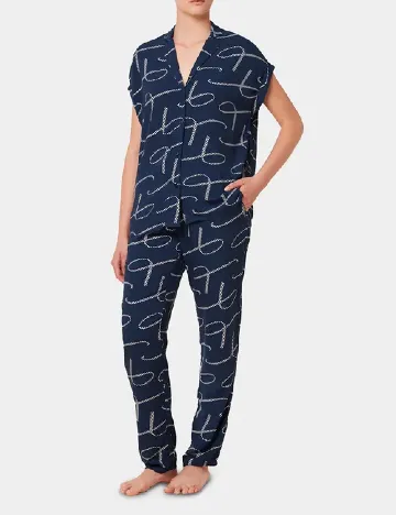 Pijama Triumph, bleumarin Albastru