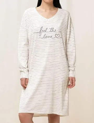 Rochie de noapte Triumph, ecru Alb
