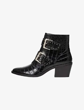 Botine Stradivarius, negru Negru