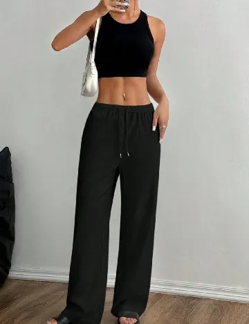 Pantaloni SHEIN, negru Negru