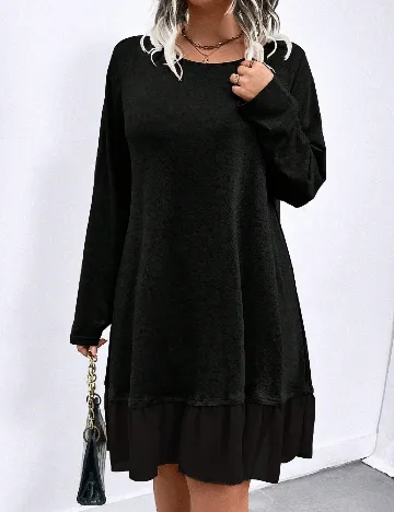 Rochie scurta SHEIN CURVE, negru Negru