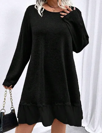 Rochie scurta SHEIN CURVE, negru Negru