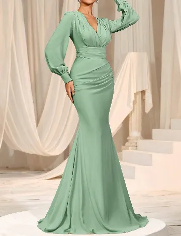 Rochie lunga Faeriesty, verde deschis Verde
