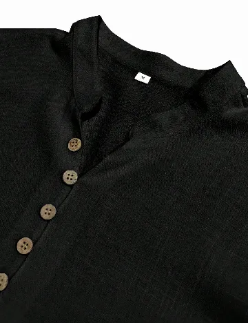Camasa SHEIN, negru Negru