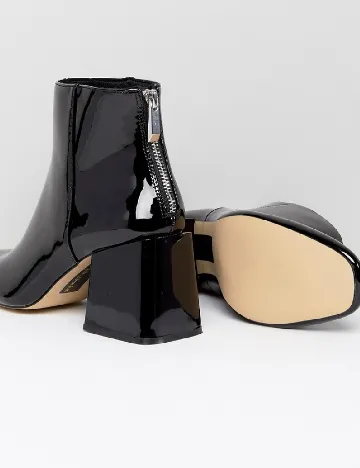 Botine Stradivarius, negru Negru