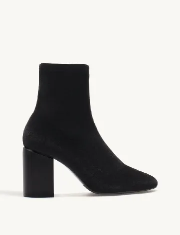 Botine Stradivarius, negru Negru