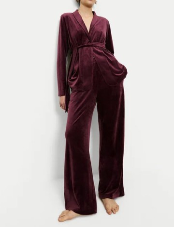 Pantaloni de pijama Triumph, pruna