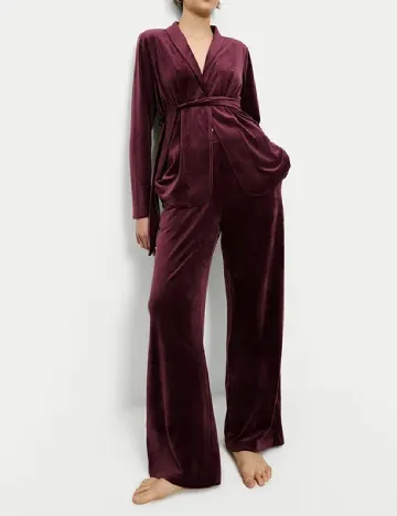 Pantaloni de pijama Triumph, pruna Mov