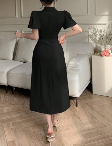 Rochie medie Dazy, negru