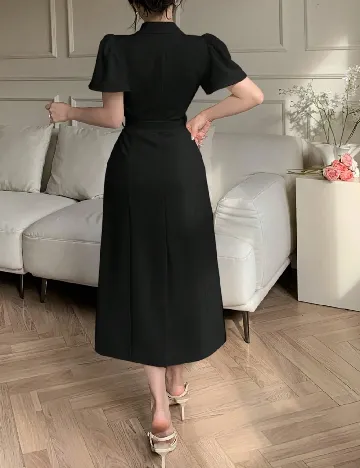 Rochie medie Dazy, negru Negru