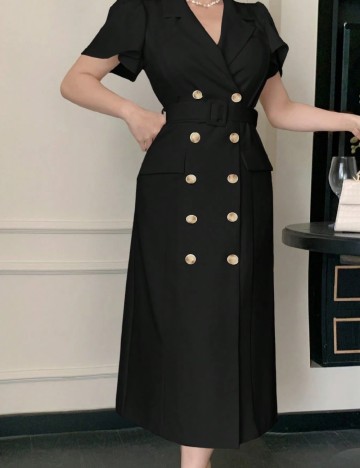 Rochie medie Dazy, negru