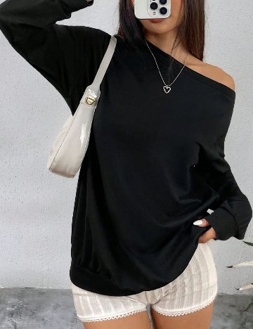 Bluza SHEIN, negru