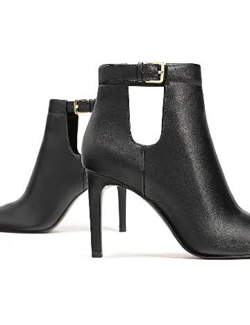 Botine Stradivarius, negru Negru