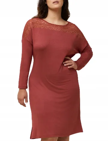 Rochie de noapte Triumph, grena Rosu