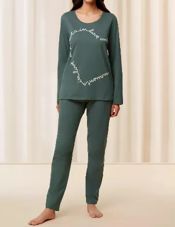 Pijama Triumph, verde Verde