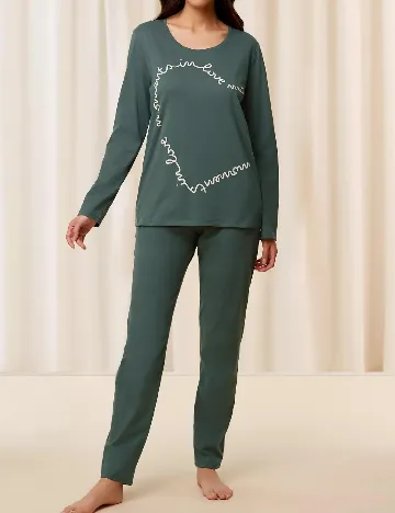 Pijama Triumph, verde Verde